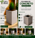 Columna en Concreto 80x80x100 cm