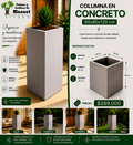Columna en Concreto 80x80x120 cm