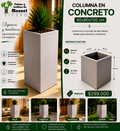 Columna en Concreto 80x80x130 cm