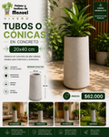 Tubos o Cónicas en Concreto 20x40 cm