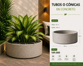 Tubos o Cónicas en Concreto 100x50 cm