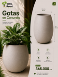 Gotas en Concreto 80x100 cm