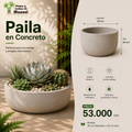 Paila en Concreto 30x20 cm