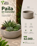 Paila en Concreto 40x20 cm
