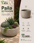 Paila en Concreto 40x30 cm