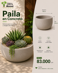 Paila en Concreto 50x30 cm