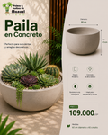 Paila en Concreto 60x40 cm