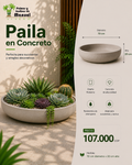 Paila en Concreto 70x20 cm