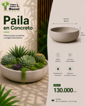 Paila en Concreto 80x30 cm