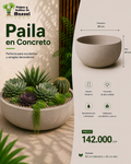 Paila en Concreto 80x40 cm