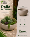 Paila en Concreto 80x50 cm