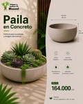 Paila en Concreto 90x40 cm