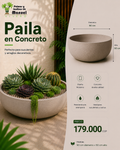 Paila en Concreto 90x50 cm