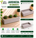 Jardinera en Concreto 60x40x20 cm