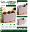 Jardinera en Concreto 60x50x40 cm
