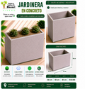 Jardinera en Concreto 60x50x50 cm
