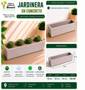Jardinera en Concreto 70x20x20 cm