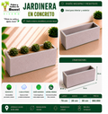 Jardinera en Concreto 70x20x30 cm