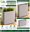 Jardinera en Concreto 70x20x70 cm