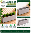 Jardinera en Concreto 70x30x20 cm