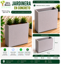 Jardinera en Concreto 70x30x70 cm