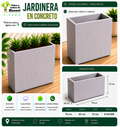 Jardinera en Concreto 70x40x70 cm
