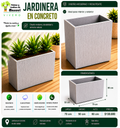 Jardinera en Concreto 70x50x60 cm