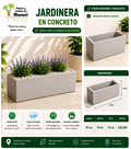 Jardinera en Concreto 20x10x10 cm