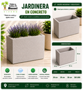 Jardinera en Concreto 30x20x30 cm