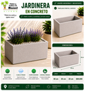Jardinera en Concreto 40x30x20 cm
