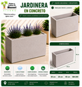 Jardinera en Concreto 50x20x40 cm