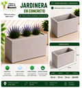 Jardinera en Concreto 50x30x30 cm