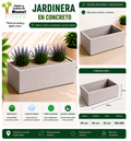 Jardinera en Concreto 50x40x20 cm