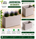 Jardinera en Concreto 50x40x40 cm