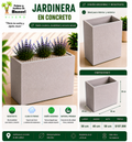Jardinera en Concreto 50x40x50 cm