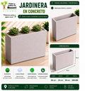 Jardinera en Concreto 60x20x50 cm