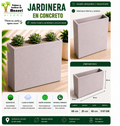 Jardinera en Concreto 60x20x60 cm