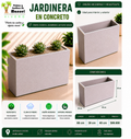Jardinera en Concreto 60x30x40 cm