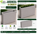 Jardinera en Concreto 90x20x90 cm