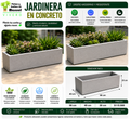 Jardinera en Concreto 90x40x20 cm