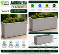 Jardinera en Concreto 90x40x60 cm