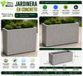 Jardinera en Concreto 90x40x80 cm