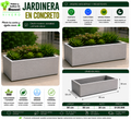 Jardinera en Concreto 90x50x30 cm