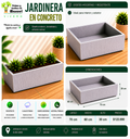 Jardinera en Concreto 70x60x30 cm