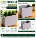Jardinera en Concreto 70x60x60 cm