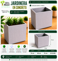 Jardinera en Concreto 70x60x70 cm
