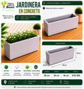 Jardinera en Concreto 80x20x40 cm