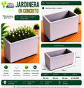 Jardinera en Concreto 80x40x50 cm