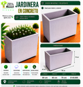 Jardinera en Concreto 80x40x70 cm