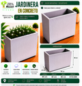 Jardinera en Concreto 80x40x80 cm